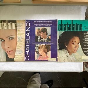 Vintage 1960s Chatelaine Magazine Lot of 3